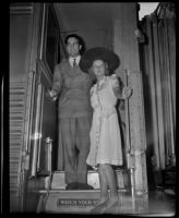 Billy and Mary Louise Conn, Los Angeles, 1941