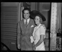 Billy and Mary Louise Conn, Los Angeles, 1941