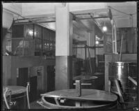 Room with vats at Columbia Pictures Studio, Los Angeles, 1926-1939