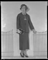 Inez Courtney, actress, modeling fashions, circa 1934-1939