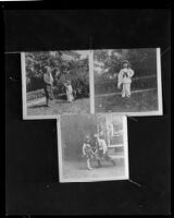 Three photographs of Edith Fellows, actress, copy prints, circa 1925-1930