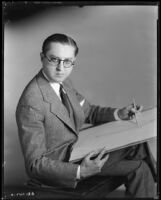 Robert Kalloch, costume designer, drawing, circa 1932-1939
