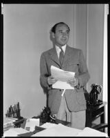 Sam Jaffe, actor, circa 1934-1937