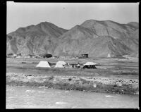 Tents on the Plateau of Tibet near a Tibetan monastery, 1932-1933 (Photograph used as research for Lost Horizon)