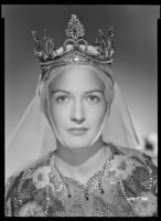 Jean Lodge as Lady Guenevere in a publicity still for The Black Knight, circa 1954