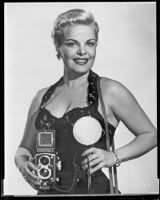 Cleo Moore as Lila Crane in Over-Exposed, circa 1955-1956