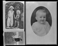 Constance Towers, singer and actress, in childhood photos, copy prints, [rephotographed] circa 1955