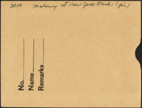 z - Negative sleeve related to photo of Daniel Maloney, aeronaut, 1946