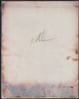 z - uclamss_2213_0646i - Sally Eilers - deteriorated print verso