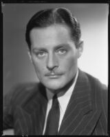 Alexander D'Arcy, actor, circa 1937-1939