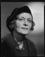 Woman wearing a hat, circa 1926-1939