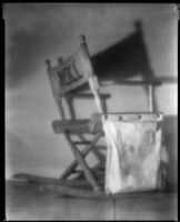 Roy William Neill's director's chair with the name "Neill" on the back, circa 1928-1935