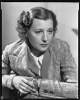 Leona Maricle, actress, circa 1936-1938