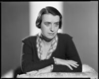 Frances Manson, story editor, circa 1931-1937