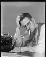 Brian Marlow, screenwriter, circa 1933