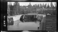Intake of the Fall Creek Siphon on Bowman-Spaulding Conduit, Nevada County (Calif.), 1928
