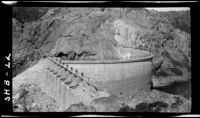 South arch dam at Bowman Lake, Nevada County (Calif.), 1928