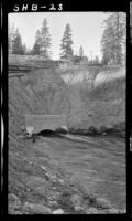 Outlet of the Rucker Creek Tunnel on the Bowman-Spaulding Conduit, Nevada County (Calif.), 1928