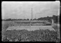 Shelter over a cover crop at the Citrus Experiment station, Riverside, 1935