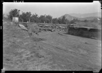 Damage caused by the break at the Canyon Crest Reservoir, Redlands, 1936