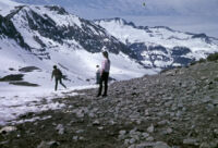 Chile (Farellones) - People on mountain, between 1966-1967