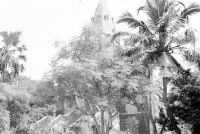 Building on the grounds of Mount Mary Church, Bandra (Mumbai), 1963