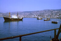 Chile (Valparaíso /Viña del Mar) - Ships in harbor, between 1966-1967