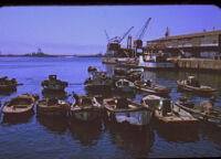 Chile (Valparaíso /Viña del Mar) - Small boats in harbor, between 1966-1967
