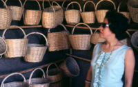 Chile - Baskets for sale, with female companion, between 1966-1967