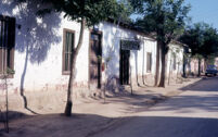 Chile - Painted adobe houses of merchants or well-off ceramics craftsmen, between 1966-1967