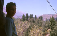 Chile (Cajón del Maipo) - Mountain scene with boy, between 1966-1967