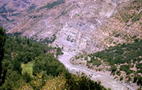Chile (Cajón del Maipo) - Country road, between 1966-1967