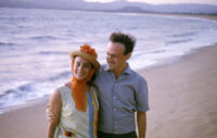 Mexico (Riviera Nayarit?) - Beach, Donn Borcherdt and woman, between 1960-1964
