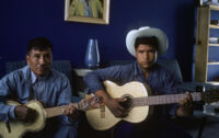Mexico - Blue room, guitarist and vihuela player, between 1960-1964