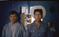 Mexico - Blue room, two men, between 1960-1964