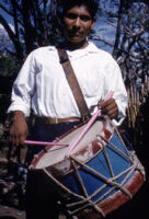 Mexico - Man playing drum, between 1960-1964