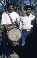 Mexico - Two men with drum, between 1960-1964