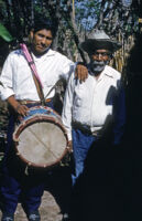 Mexico - Two men with drum, between 1960-1964