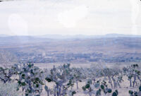 Mexico (Jalisco) - Overlook on small town from road, between 1960-1964