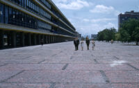 Mexico (Ciudad de México, D.F.) - Universidad Nacional Autónoma de México (UNAM), courtyard, between 1960-1964