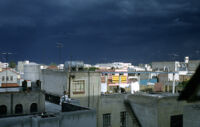 Mexico (Ciudad de México, D.F.) - Rooftops with storm clouds, between 1960-1964