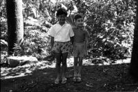 N63 Black and White Negatives: Frame 101   [Two unidentified boys]