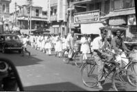 Street procession of shehnai musicians, Vadodara (India)