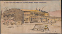 The Manzanar auditorium, 1944 May 24.