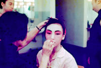 Application of facial make-up for girl's part - 13