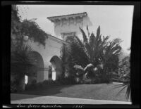 Patio of the Science and Education Building, Panama-California Exposition, San Diego, 1915
