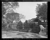 Japanese garden at the Weld estate, Brookline, 1914