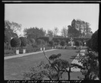 Terrace of the Italian garden at the Weld estate, Brookline, 1914