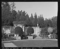 Italian garden at the Weld estate, Brookline, 1914