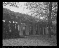 Property wall at the Weld estate, Brookline, 1914